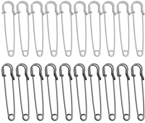 YSDYY 20 Crayons De Cul De Pull, Épingles De Sécurité Simples, Épingles en Forme De Hanche avec Pantalon, Broche Décorative, Décorations De Vêtements.