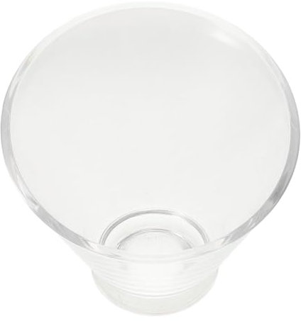Bol à Dessert Transparent à Design Incliné Grand Bol à Salade pour Fruits Snacks Pâtes Récipient de Service Élégant pour Événements