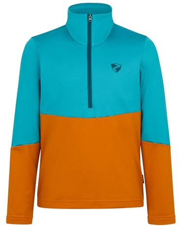 Ziener JARPS-Z 152 Children's Ski Jacket with Intermediate Layer Warm Elastic Recycled Caramel Glow