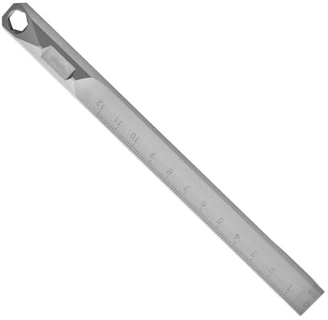 ECVGHD Measuring Straight Ruler Crowbars Wrench Tool Pry Rod for Outdoor Activity