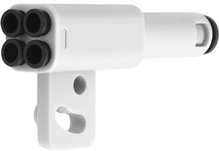 Vunanvu Adaptateur PTFE 4 en 1 pour imprimante 3D Bambu Lab X1/P1/Serie, compatible avec Bambu Lab X1C/X1E/P1S/P1P - Connecteur de tube PTFE de rechange pour AMS et filaments spéciaux TPU 95A/PET-CF