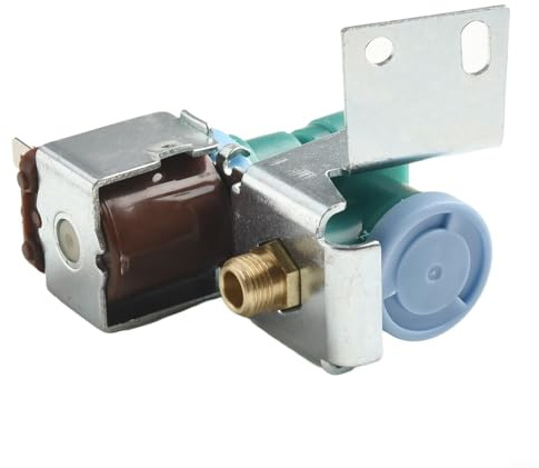 Válvula de entrada de agua de repuesto para frigorífico W10238100 W10498992 IMV-8100 K-77473 modelos compatibles, plástico, 10 x 8 x 8 cm, color verde