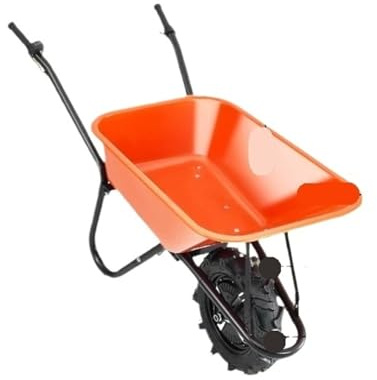 Chariot à Benne basculante électrique for Jardin, brouette, Chariot Utilitaire Tout Terrain Robuste