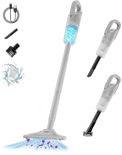 Aspirador de Mano,Aspiradora sin Cable Coche Potente,20000PA/Sólidos y Líquidos, para Hogar,sofá,Oficina