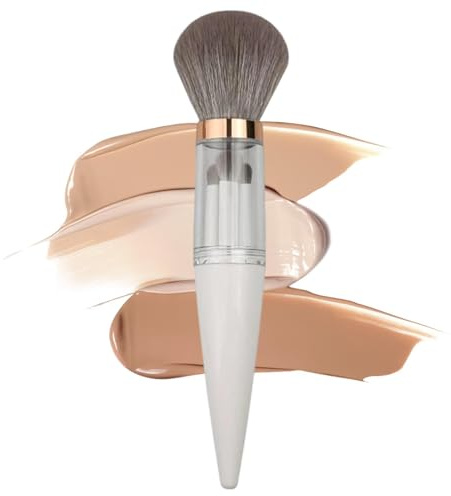 Resor makeupborstset, syntetiska borst damer skönhetsverktyg, sminkborstar för kvinnor – för ögonskugga, brons, konturer, highlighter, concealer, hemma, sovsal, utomhus och fest