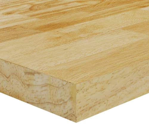 FLEXISPOT Tischplatte 160x80 cm, 27 mm Starke Eichen-Massivholzplatte | Einteilige Tischplatte mit vorgebohrten Löchern, ideal für höhenverstellbare Schreibtische im Homeoffice, wasserabweisend