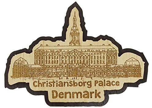 Printtoo Christiansborg Palace Daenemark Gravierte Holz Kuehlschrankmagnet Souvenir Geschenk