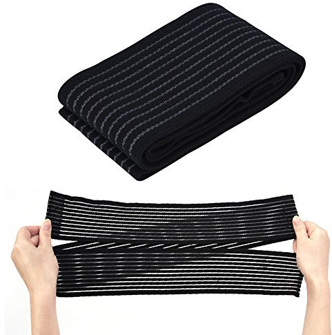 Ginocchio per ginocchia - Stabilizzatore a rotella aperta con rinforzo regolabile, Manicotto in neoprene - Protezione e comfort per sport, riabilitazione e sollievo dal dolore artritico