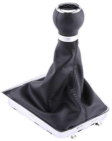 Fydun - Perilla de cambio de marchas de 6 velocidades - Perilla de palanca de cambios de polaina Perilla de cambio de marchas de coche de 6 velocidades Kit de marco de arranque de polaina de palanca c