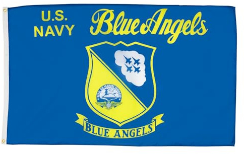 AZ FLAG Flagge Blue Angels Navy US 90x60 cm Polyester 100D 2 Ösen | Für innen und außen Streitkräfte der Vereinigten Staaten dekorative Flagge doppelte Nähte und verstärkte Kanten