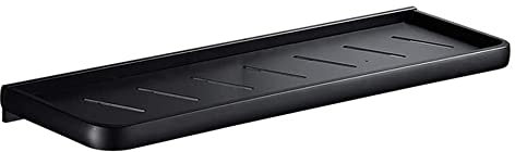 YGCBL Multifunktionales Regal, Einschichtiges Regal Für Duschraum, Space Alumifür Badezimmer Und Küche, Starke Tragetasche, Mit Montagekleber