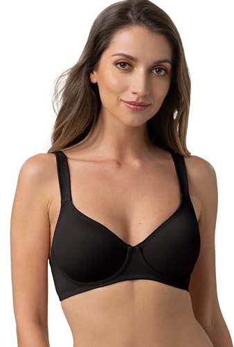 Dorina Damen Lindsay-d BH mit vollständiger Abdeckung, Schwarz, 85C