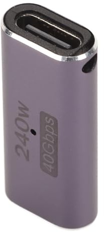 USB C Extender Adapter 40Gbps Short Dock Extension Type C 8K@60Hz PD 100W Male to Female, for USB-C Devices, for QC & Data Transfer (Kvinna till Kvinna, Rak)