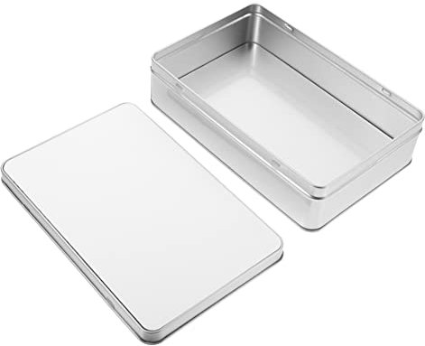 HEMOTON Sublimation Blechdose Rechteckige Süßigkeitendose Leckerli-boxen Metall Schmuck Aufbewahrung Geburtstag Hochzeitsbehälter