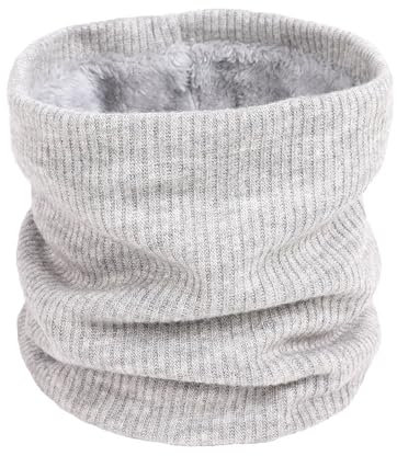 YUKORT Winter-Strickschal FüR MäNner Winter Gestrickte Schal Einfarbig snood Schals Hals Wärmer Verdicken Männer frauen Neck Schals Schal Herren (Color : Wine Red-01)