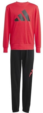 adidas Unisex niños ESSENTIALS FRENCH TERRY JOGGER, pure ruby/black, 11-12 Years