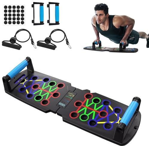 WIYETY Premium - Set di flessioni e push-up per allenamento completo e flessioni efficaci