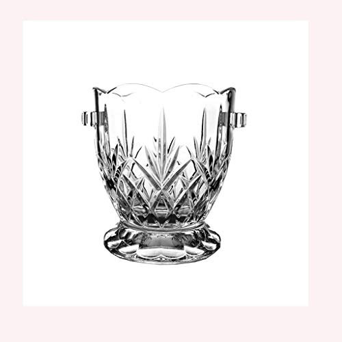 sjdoPulse Seau À Glace en Cristal – Verre À Champagne, Tonneau De Champagne Fin, Vin Rouge, Bière, Glaçons Pratique