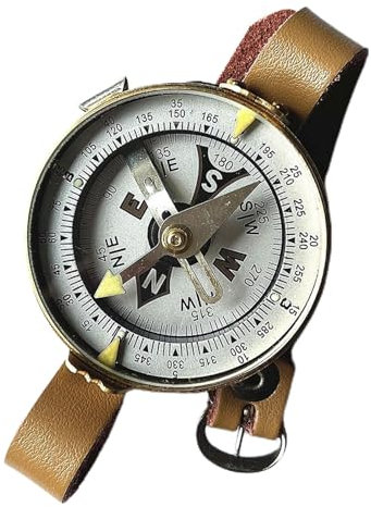 Uhr mit Kompass, Uhrenarmband-Kompass | Leicht ablesbare Überlebensuhr - Handgelenk-Kompass, wasserdichtes Uhrenarmband für Outdoor, Camping, Wandern, Radfahren, Skifahren