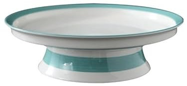 OLSKFUH Dining Plates Creative Round Ceramic Dinner Plate Simple Fruit Tray Cooking Dish High Feet Vegetable Plate Hotel Tableware Desserts Tray Dish Plates Dinner Plate,9 Inch-One Size
