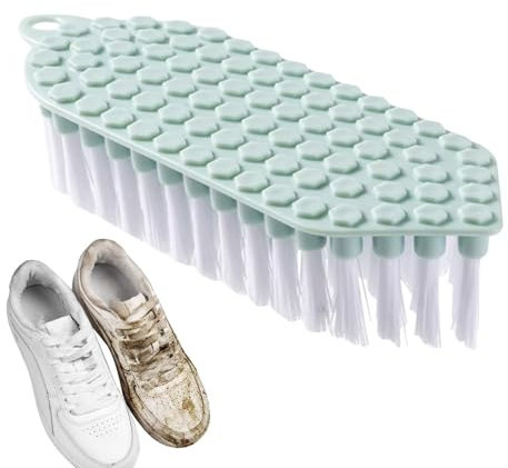 Floor Scrubbing Brush, Bathroom Scrubber Brush - Grout Scrubber Brush | Robust Scrubbing Brush with Robust, Hard Bristles, Non-Slip Grout Brush for Cleaning the Skirting Board, Kitchen, Bathtub,