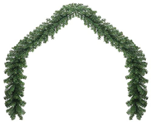 ShGaxin Weihnachtsgirlande mit 20 m, Tannengirlande, Chrismas Decor, Weihnachtsdeko, Deko Tanne Girlande, Girlande Weihnachten Outdoor - 242425