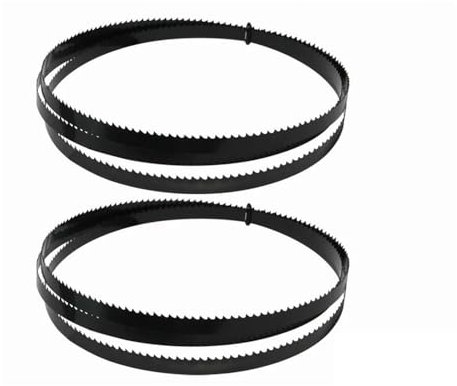 6mm 1/4 Inch Width Bandsaw Blades, Band Saw Blade 6TPI, Woodworking Band Sawblades For Organic Glass Plastic Foam 2pcs(59 1/2 x 1/4 inch)