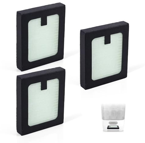 BOXOB 3pcs HEPA Filter for Baby Brezza Bottle Washer & Dryer, Compatible with Baby Brezza, Black