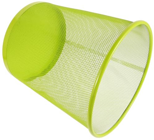 TEHAUX Bote De Basura De Metal Pequeño Malla De Alambre Para Baño y Dormitorio Cesto De Basura De Inoxidable Hogar
