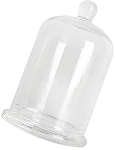 BEBEMOKO Bicchiere da Cocktail con Copertura Antifumo 400ml in Vetro Alimentare per Baristi e Feste a Casa, Bicchiere di Vetro Unico per Cocktail, Vino e Birra