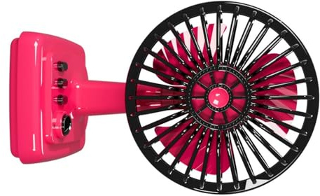 XAGMODSHN Ventilador de escritorio de metal clásico USB pequeño dispositivo de refrigeración recargable con 3 velocidades ajustables para oficina y uso doméstico