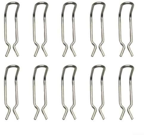 For Karcher Pressure Washer Hose Spring Clamp Clip Model 50372210 Fits K3 K4 K5 K6 Replacement Clips Pack of 5 or 10 Pieces Stainless Steel (10 PACK)