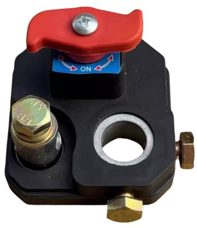 Lpoppcx Batterie Hauptschalter,Schwerlast 12V 24V Batterietrennschalter - Automotive Ersatzteile - Für Auto Boot Solar Geländewagen Industrie LKW Motorrad Wohnwagen
