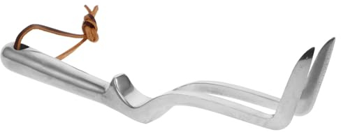 Gatuida Râteau De Jardin à Main, Outil De Jardinage Multifonction, Métal Solide, Compact pour Ameublir Le Sol, Extraction De Racines, Jardin Et Plantation, , Usage Quotidien