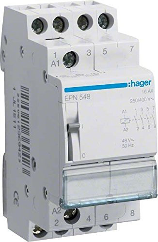Hager EPN548 Fernschalter 16A 4S 48V