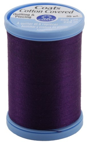 Coats & Clark Inc. Coats & Clark S925-3690 Cotton Covered Quilting and Piecing Thread, 250-Yard, Purple