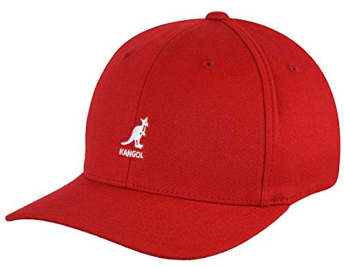 Kangol Wool Flexfit Cap Baseballcap Basecap Fullcap Wollcap Fitted Hinten geschlossen