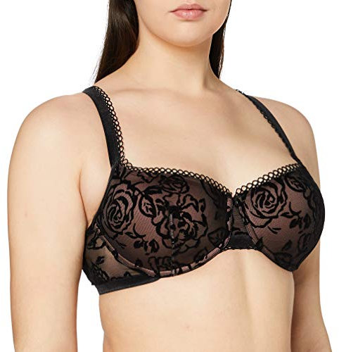 Triumph Damen Velvet Rose Spotlight WHP Geformter BH, BLACK, 75F