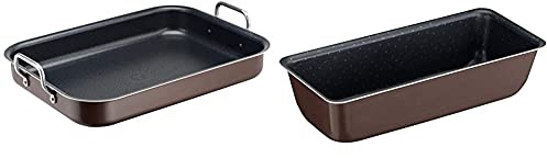 Tefal Success Plat à Four Professionnel Anses Aluminium J1605902 & Perfectbake Moule A Cake 28cm Aluminium 100% Recyclé J5547302