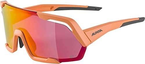 ALPINA Unisex - Vuxna, ROCKET Q-LITE Sportglasögon, peach matt, One Size