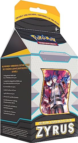 Pokémon-Sammelkartenspiel: Premium-Turnierkollektion Zyrus (1 holografische Vollbildkarte, 3 holografische Karten und 7 Boosterpacks)