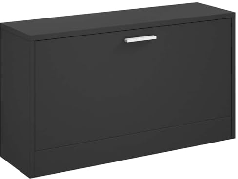 vidaXL Schuhbank Schwarz 80 x 24 x 45 cm Holzwerkstoff