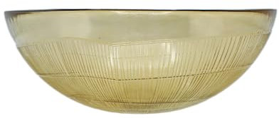 Fuchs Design PureCycle Morella Salatschüssel sand Ø29x10cm, aus recyceltem Glas