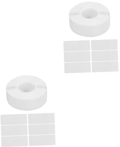 Operitacx 2rollen Roll Blank Etiketten Selbstklebende Namensetiketten Für Schmuckgeschäfte Für Drucker Für Büro Schule Und Heimorganisation