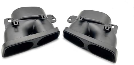 Klauer Tubo Scarico per Mercedes per Benz AMG C63/S W204 W205 W212 W213 W222 S205 C205 Pre-Facelift 2015-2018 Auto Quad Punte Silenziatore Scarico Tubo Scappamento Auto Gola Coda