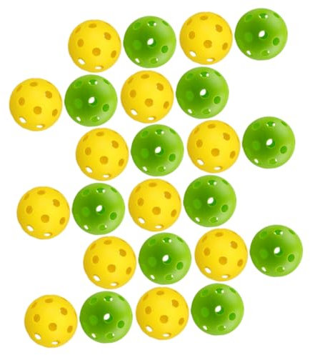 CORHAD 24stücke Hohl Kunststoff Golf Swing Training Bälle Indoor Golf Zubehör