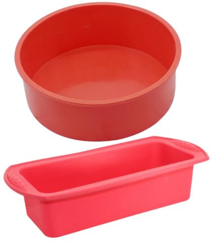 SHOWERORO 2 Stück Mehrzweck-brotformen Nützliche Backbleche Aus Sicherem Material Für Backofen Mikrowelle Und Kühlschrank Geeignet
