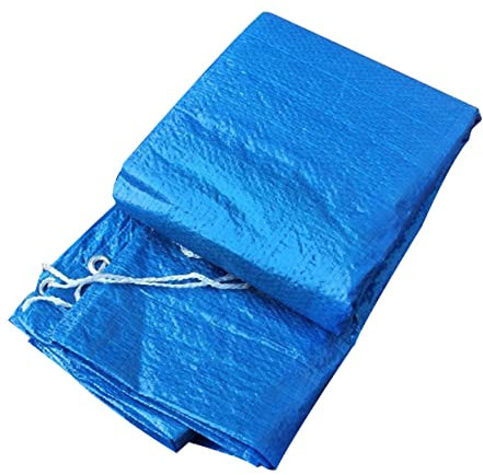 FONDOTIN Swimming Pool Cover Tarp Pe Fabric Rainproof Canopy Pool Floor Pad Inflatable and