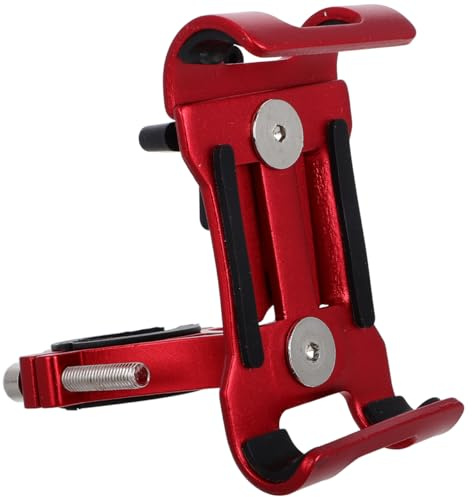 Amosfun Soporte Moto Móvil De Aleación De Aluminio Fijo Y Seguro para Bicicletas Motos Y Bicicletas Eléctricas Soporte Navegación Fácil De Instalar para Uso Diario