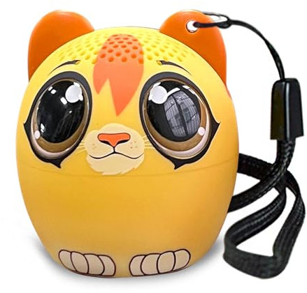 Bontempi | Mini Cassa Acustica Wireless Leone, Connessione Semplice e Veloce Senza Fili, Ideale per Feste e Bambini, 300x200x195mm